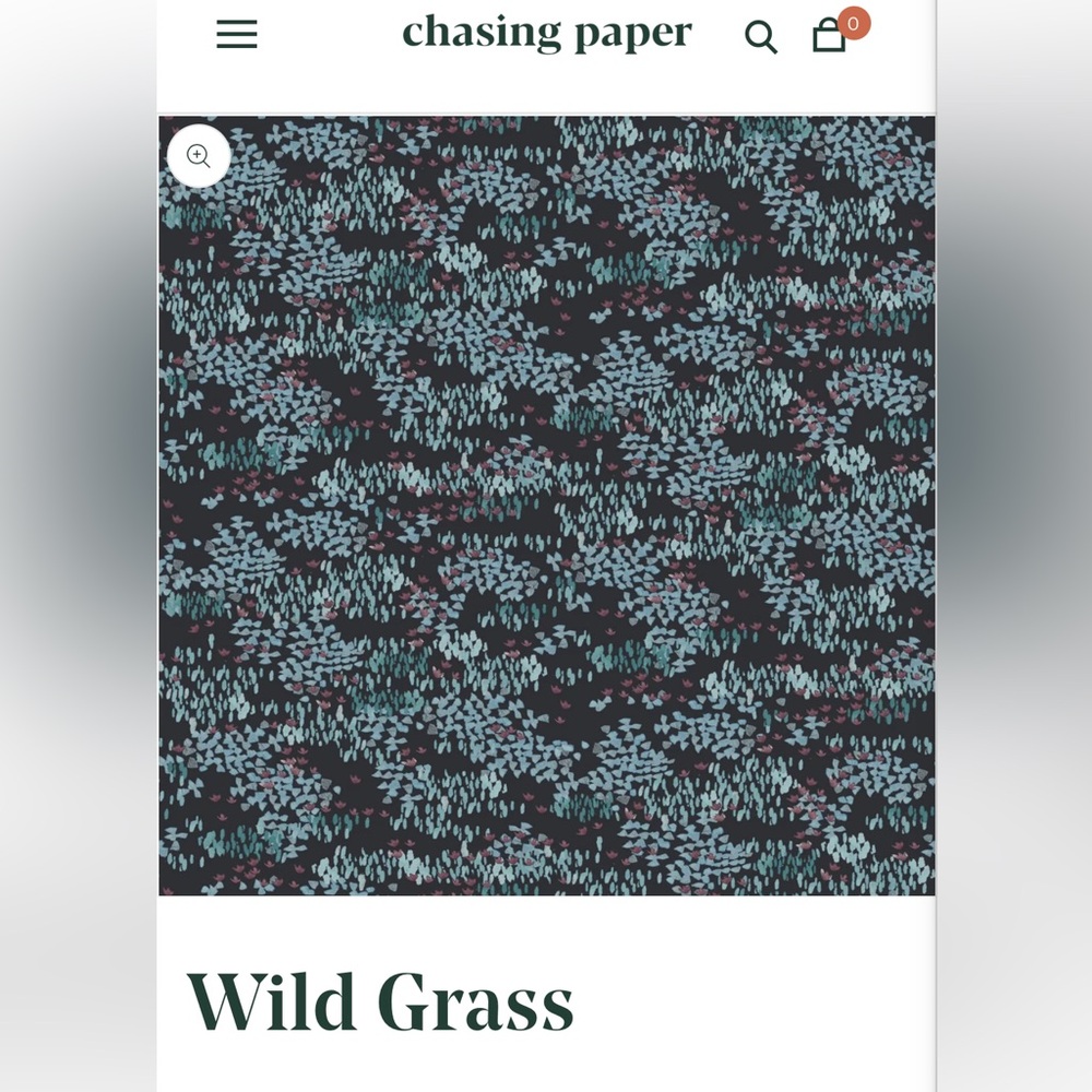 Chasing Paper Peel and Stick Wallpaper in Wild Grass